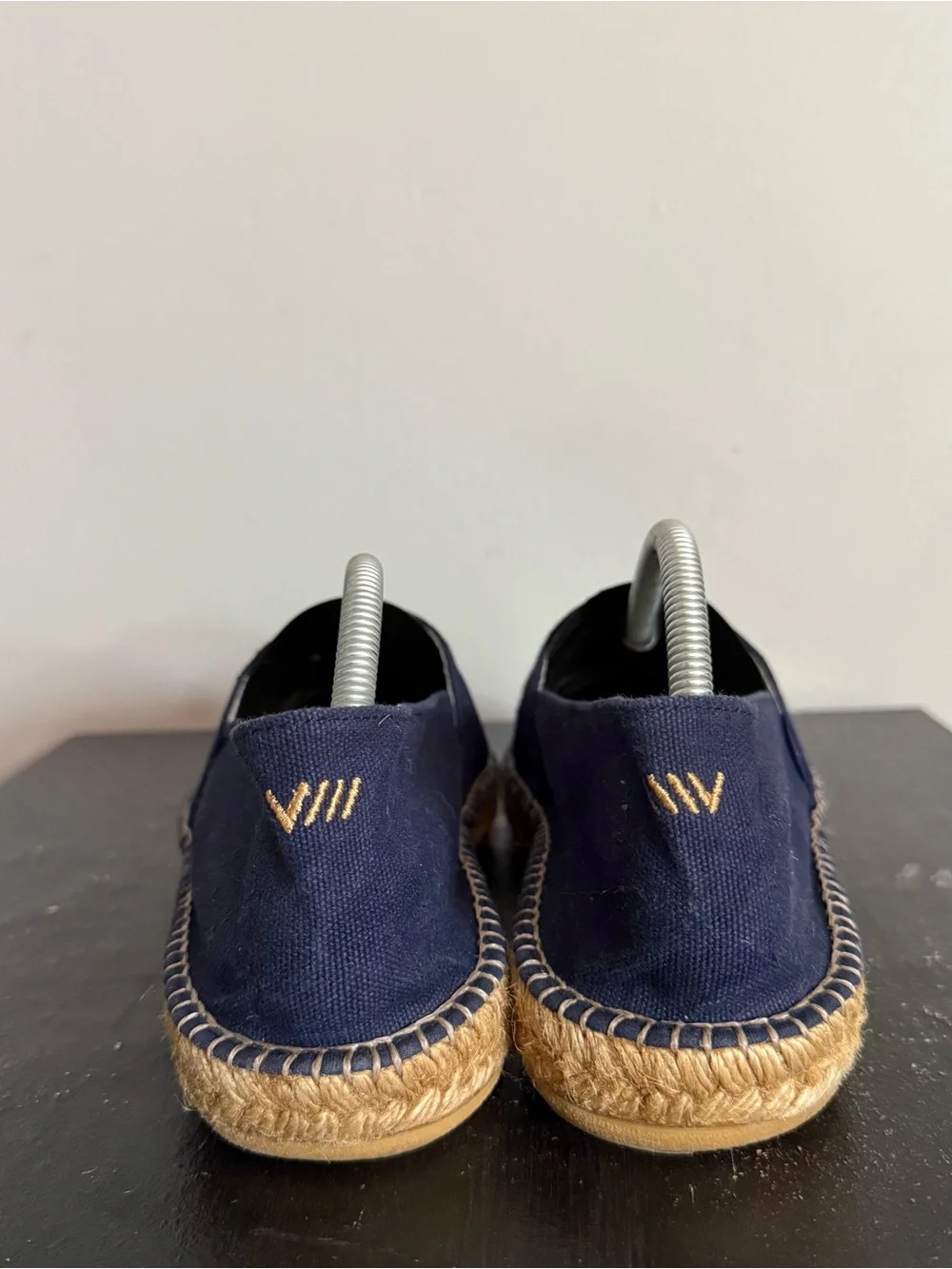Viscata Mens Size 10 Shoes Navy Blue Espadrilles Slip On Casual Shoes